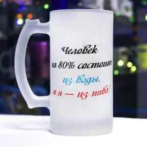 Бокал вода
