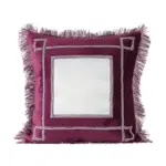 подушка розовая с фото