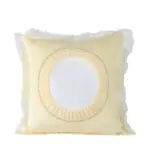 подушка винтаж беж с метом для фото