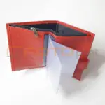 портмоне 3 в 1 красный открытый