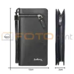 серый клатч размер