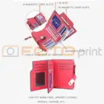 портмоне розовый детально