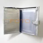 портмоне 3 в 1 серебро развернутый