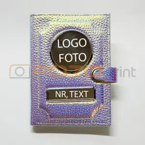 обложка для документов сиреневая