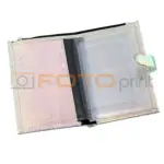 обложка для документов сиреневая в развороте