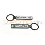 брелок номер или текст