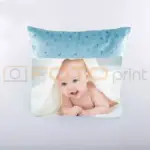 подушки с фото детей голубые