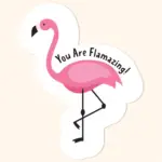 sticker flamingo