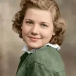 rezultat restaurare foto – portret colorizat natural din fotografie veche, calitate îmbunătățită
